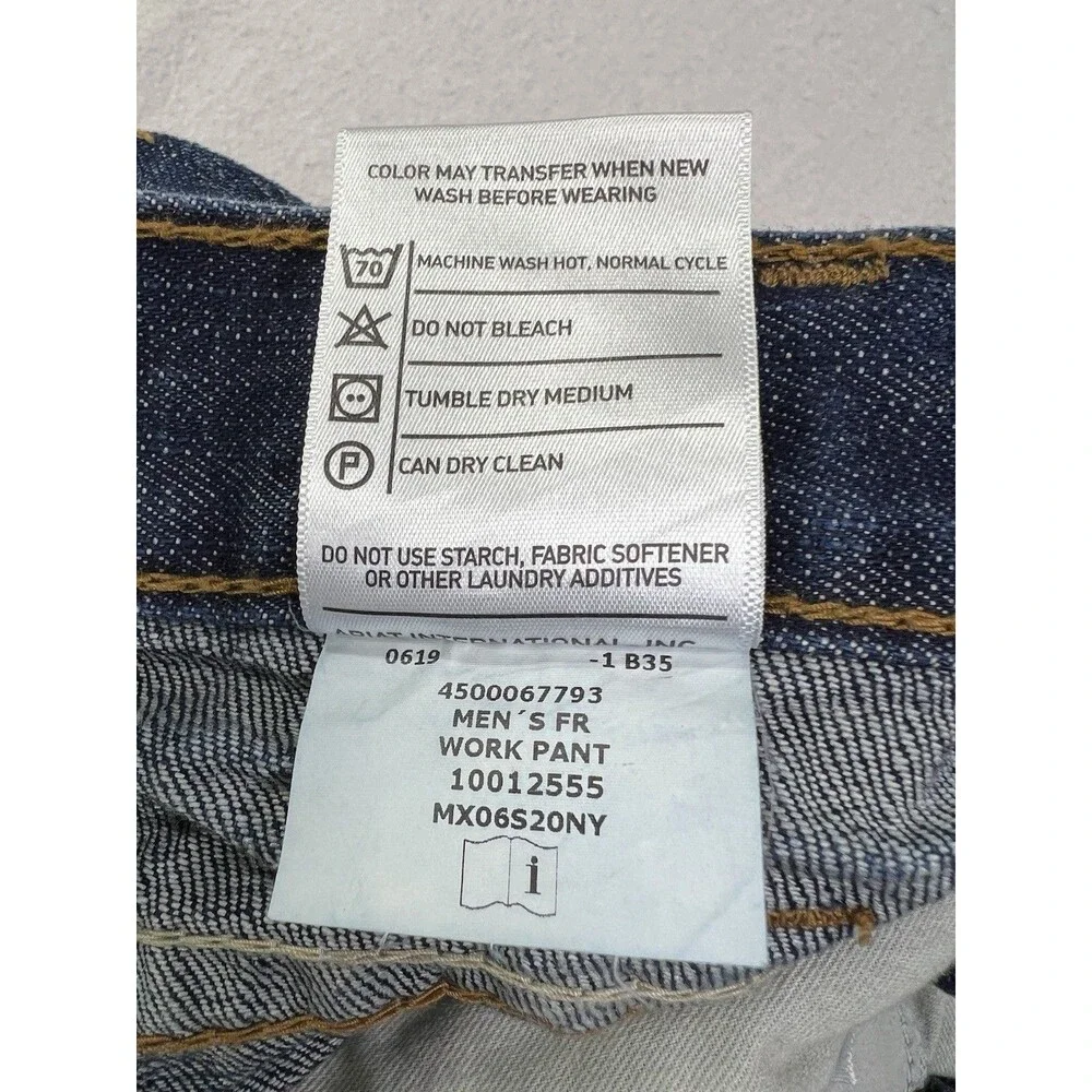 Ariat FR M4 Low Rise Boot Cut Jeans Mens 38x30 Blue Flame Resistant Denim